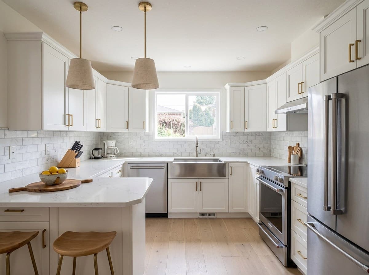 Kitchen renovation, after renovation