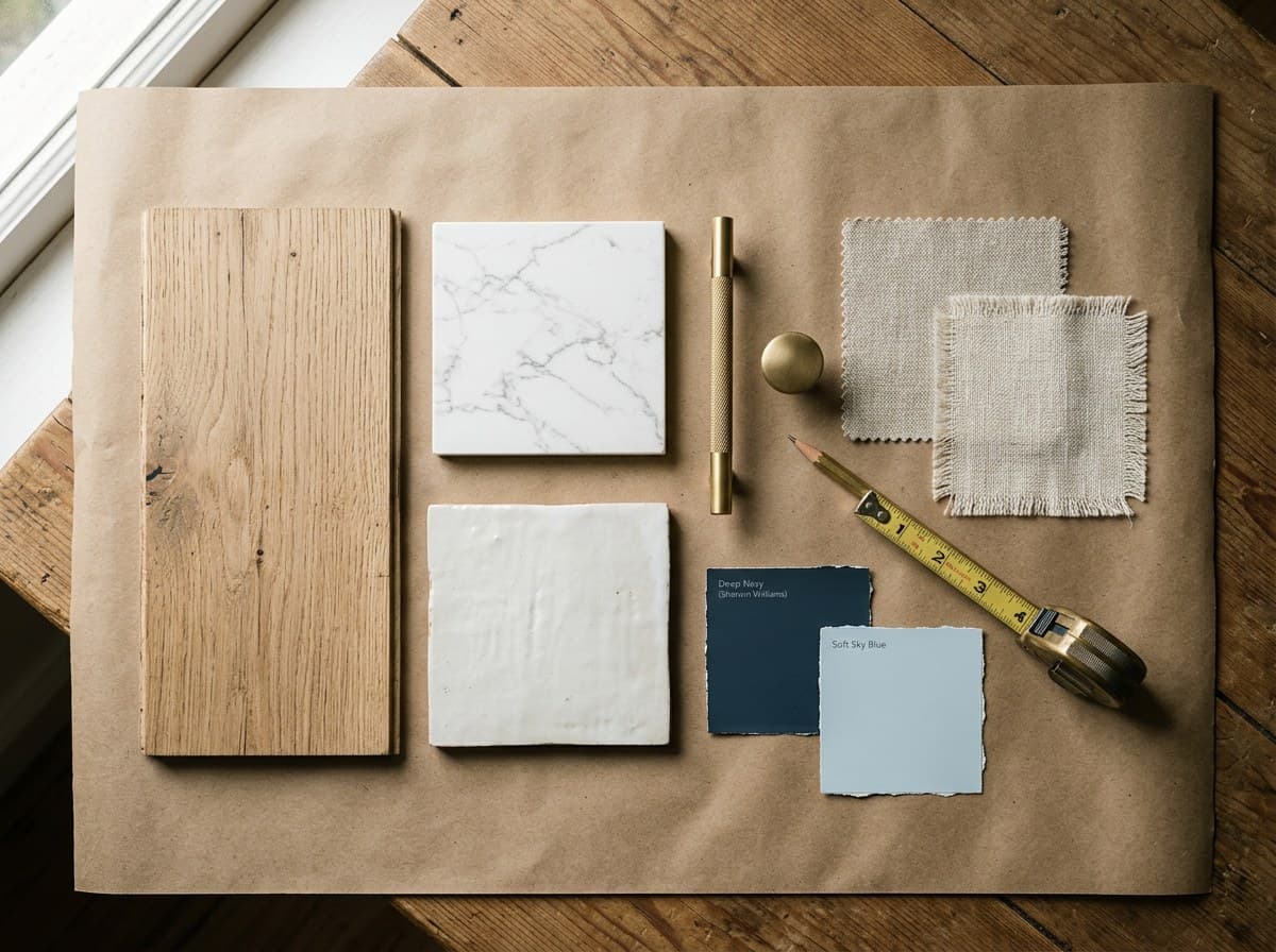 Renovation material samples
